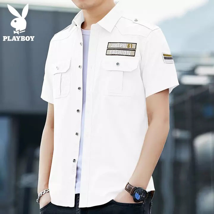 Baju Kemeja Lengan Pendek Pria Korea MatchAfashion Taeyong/ Baju Lengan Pendek Cowo Korea