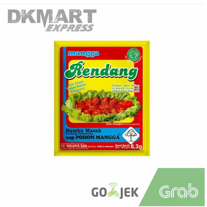 bumbu rendang instant cap pohon mangga 8 gram