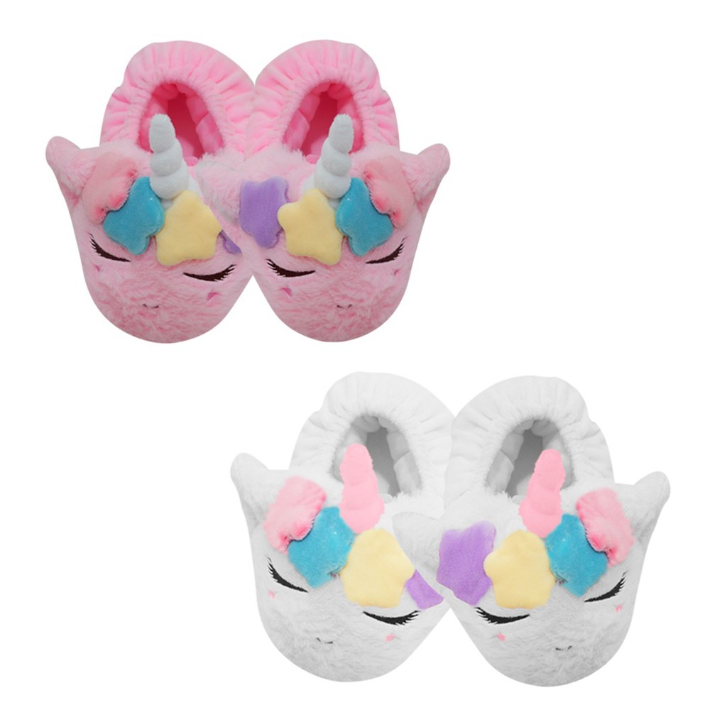 Sandal kamar unicorn kuda cantik selop sendal rumah indoor slipper bahan bulu lembut lulus SNI bahan premium-istana boneka