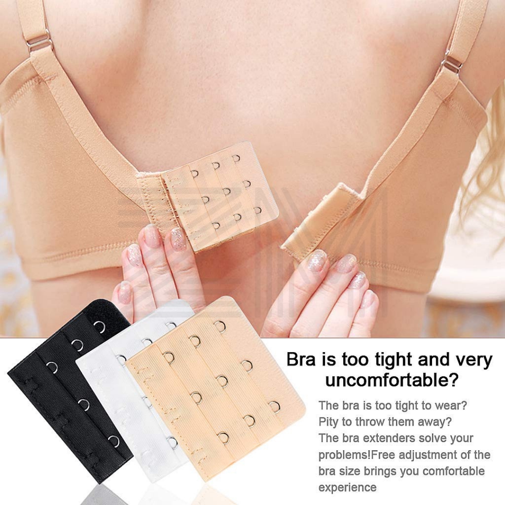 BEE - Bra Extension Pengait Tali Bh Sambungan Kait 2 &amp; 3 Aksesoris Bra Extender Murah