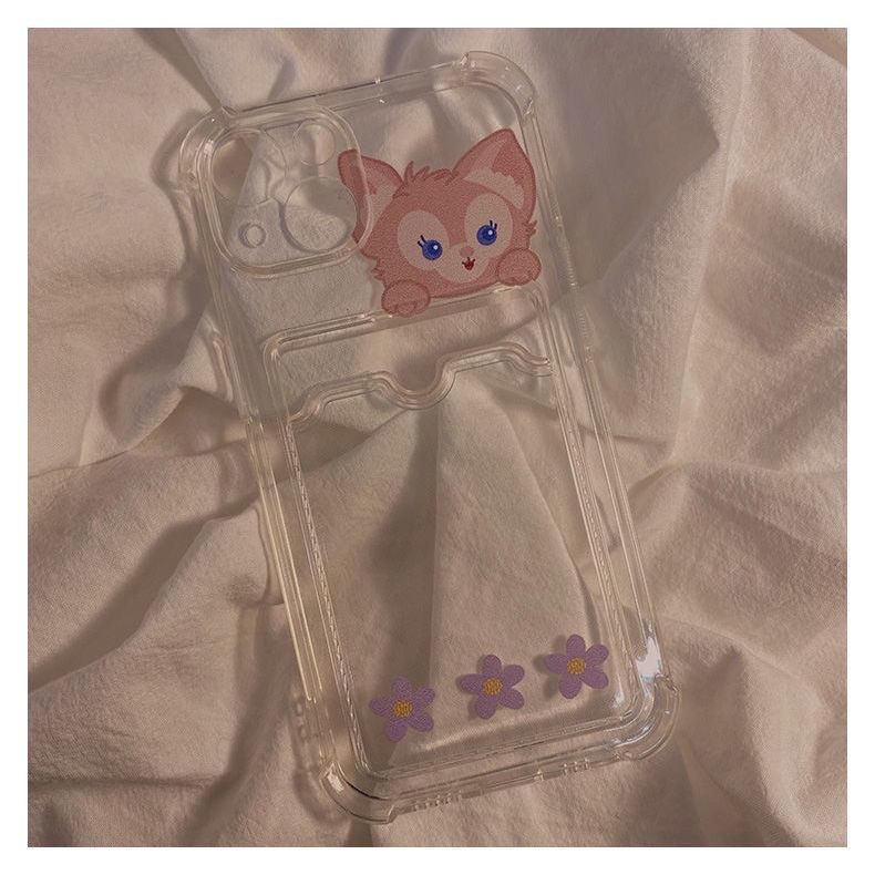 Soft Case Silikon TPU Transparan Motif Rubah Untuk IPhone 13 12 Mini 11 10 Pro XS Max X XR 8 7 6 6S Plus