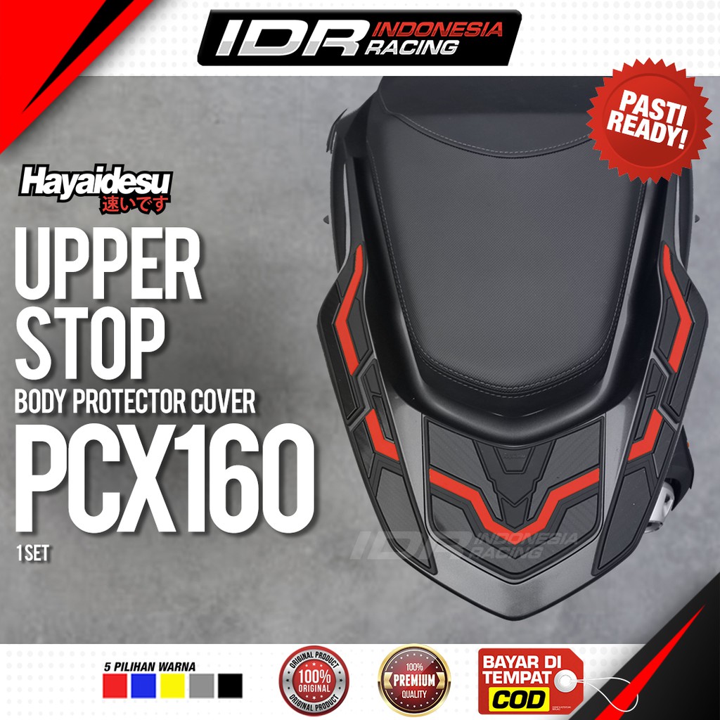 Hayaidesu PCX 160 Upper Stop Cover Body Protector Aksesoris Honda