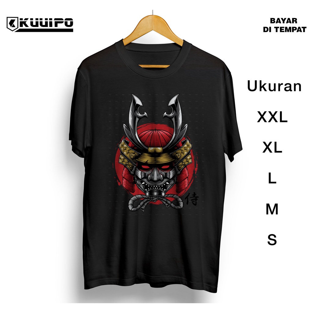 Baju kaos Distro jepang samurai demonic DTF