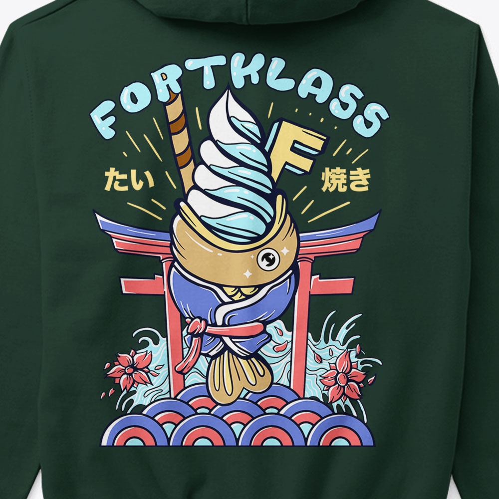 Hipnop Taiyaki Outerwear Unisex Sweatshirt Premium Crewneck