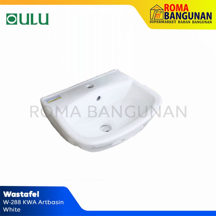 Oulu Washtafel / Wastafel Basin W 288 / W288 White