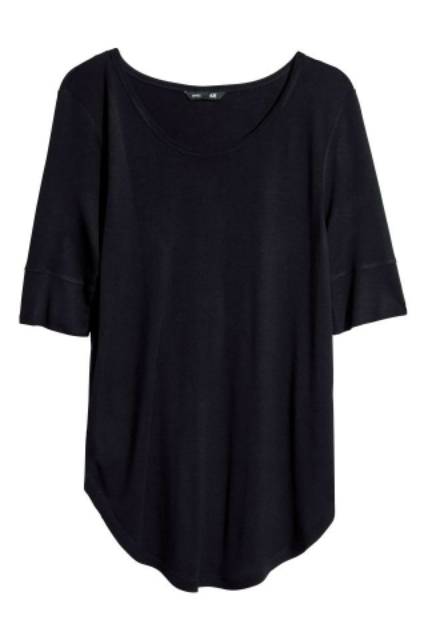 HnM jersey black top