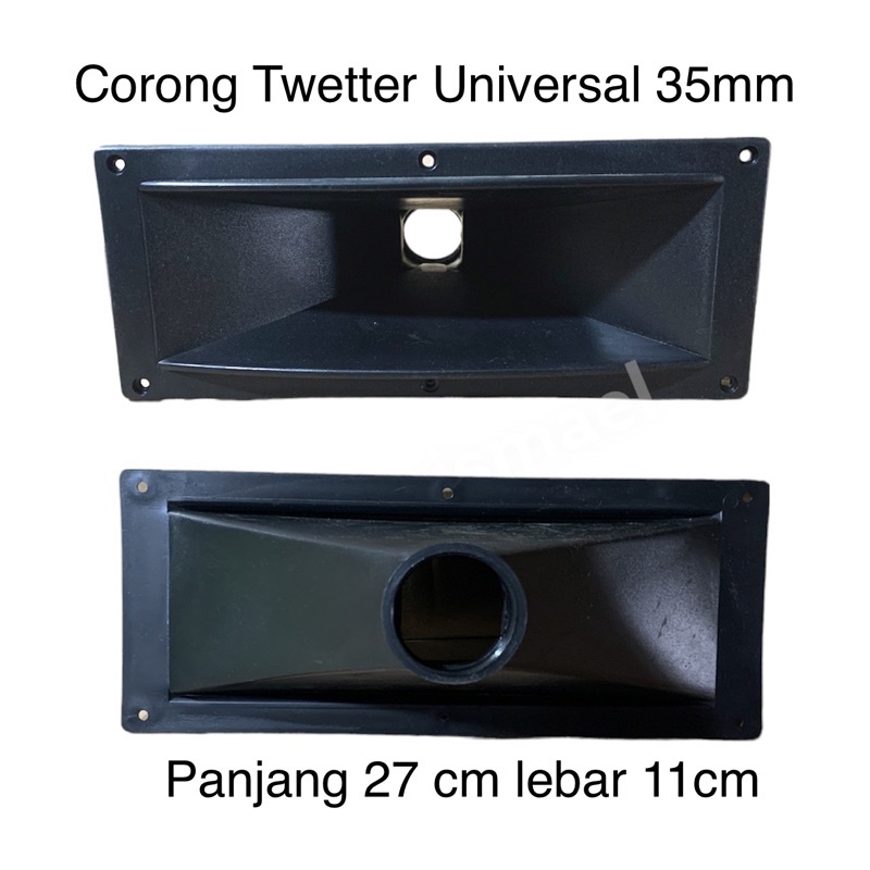 Corong twetter 35mm ukuran 11x27cm