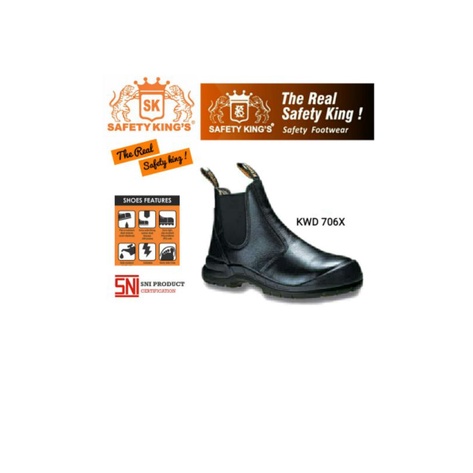 Safety Shoes Sepatu Kerja Proyek By Safety Kings KWD 706X 100%ORIGINAL