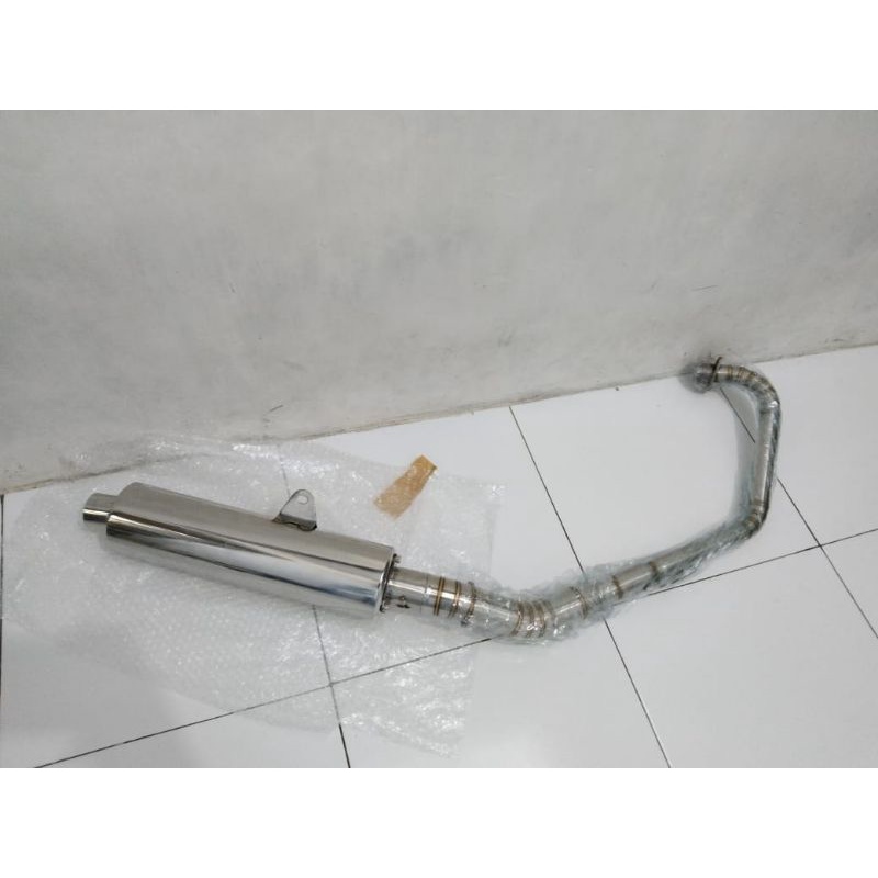 knalpot standar racing SATRIA FU LEHER FULL CACING STAINLESS VIXION / knalpot vixion / knalpot racin