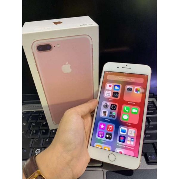 Iphone second 7plus 256gb ex inter original mulus no minus