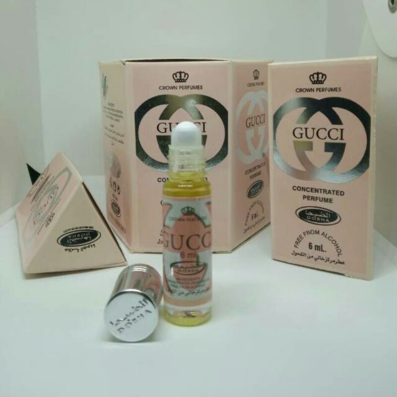 parfum DOBHA Rol On 6ml Aroma GUCI 100%Original