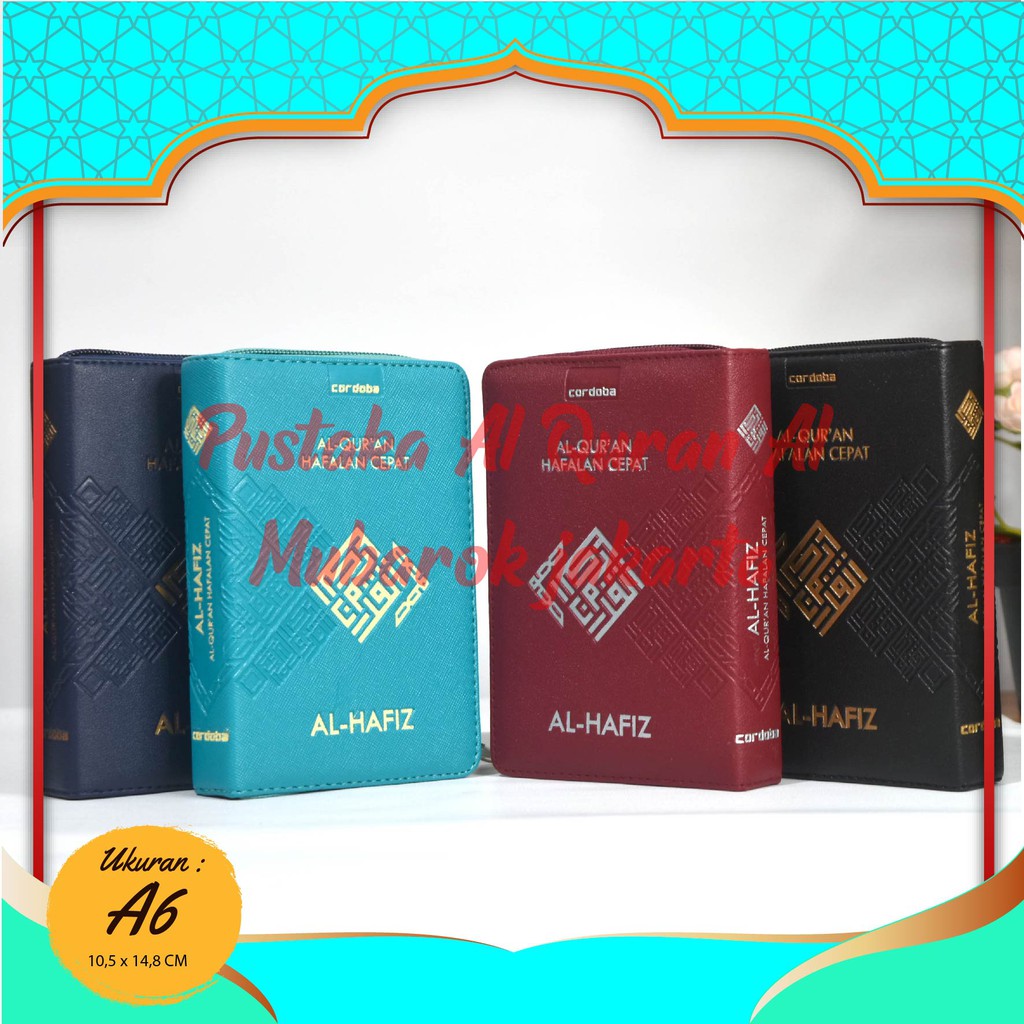 Alquran Kecil Al Hafiz Al Quran Non Terjemah Ukuran A6 Quran Hafalan Cepat Resleting - Dilengkapi Ta