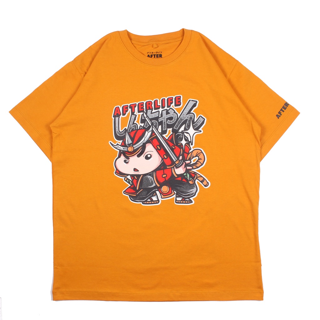 AFTERLIFE - Tshirt Shin Chan Samurai Mustard | 21048C