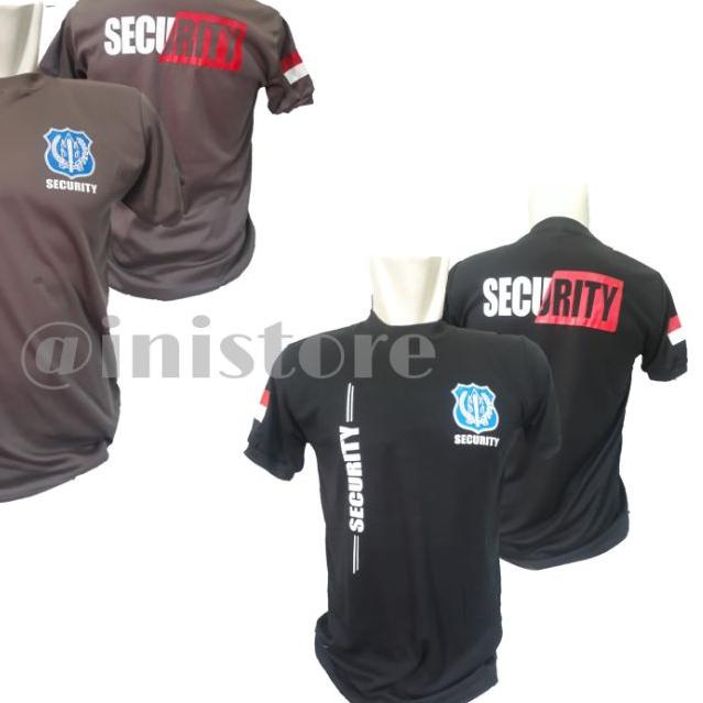 ✽ T-Shirt Kaos Security kaos Satpam Terbaru Kaos Security dalaman Keren ❁