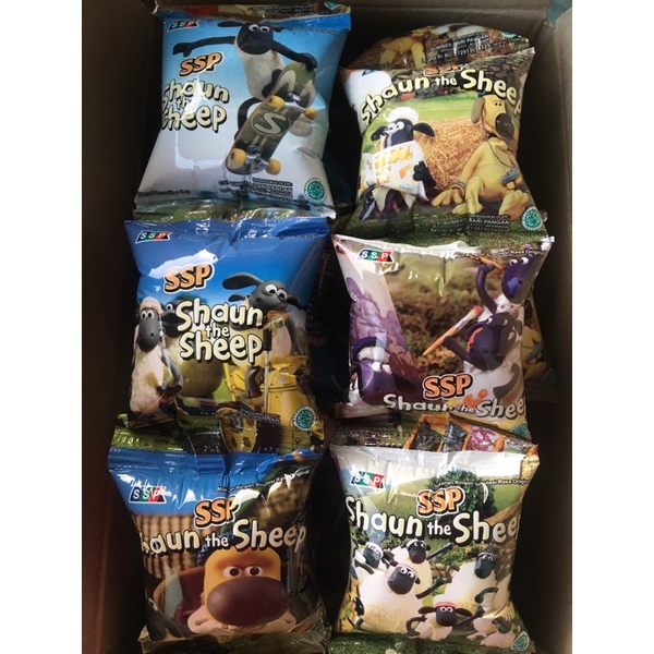 Snack SSP Shaun The Seep Berhadiah isi 10 pcs