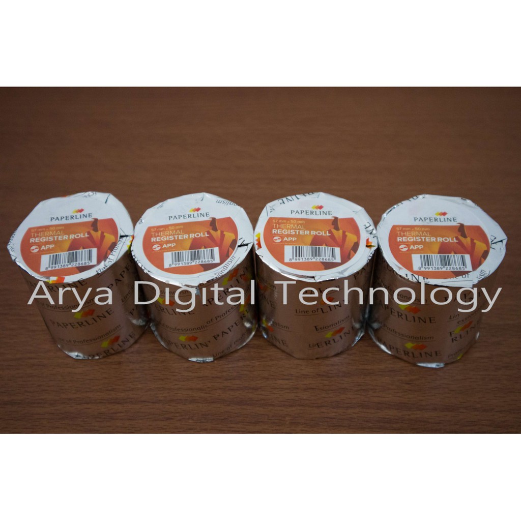 

Kertas Thermal Register Roll Paperline Kertas roll kasir 57x 50 mm Ori