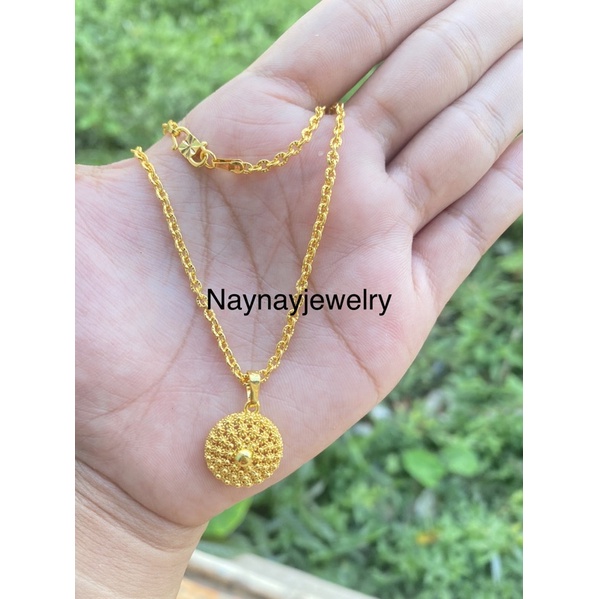 Kalung Koin 91 warna 24k