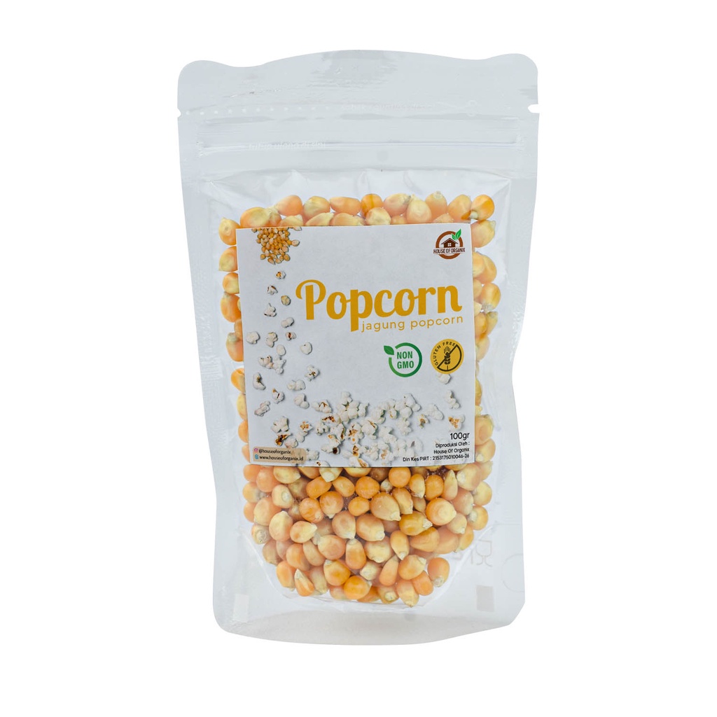 House Of Organix Jagung Popcorn 100 Gr