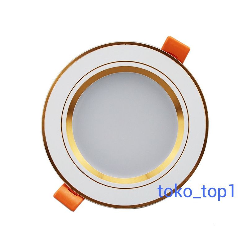 LAMPU DOWNLIGHT LED 3WARNA 5WATT / 5W / GOLD DAN SILVER / PANEL LED