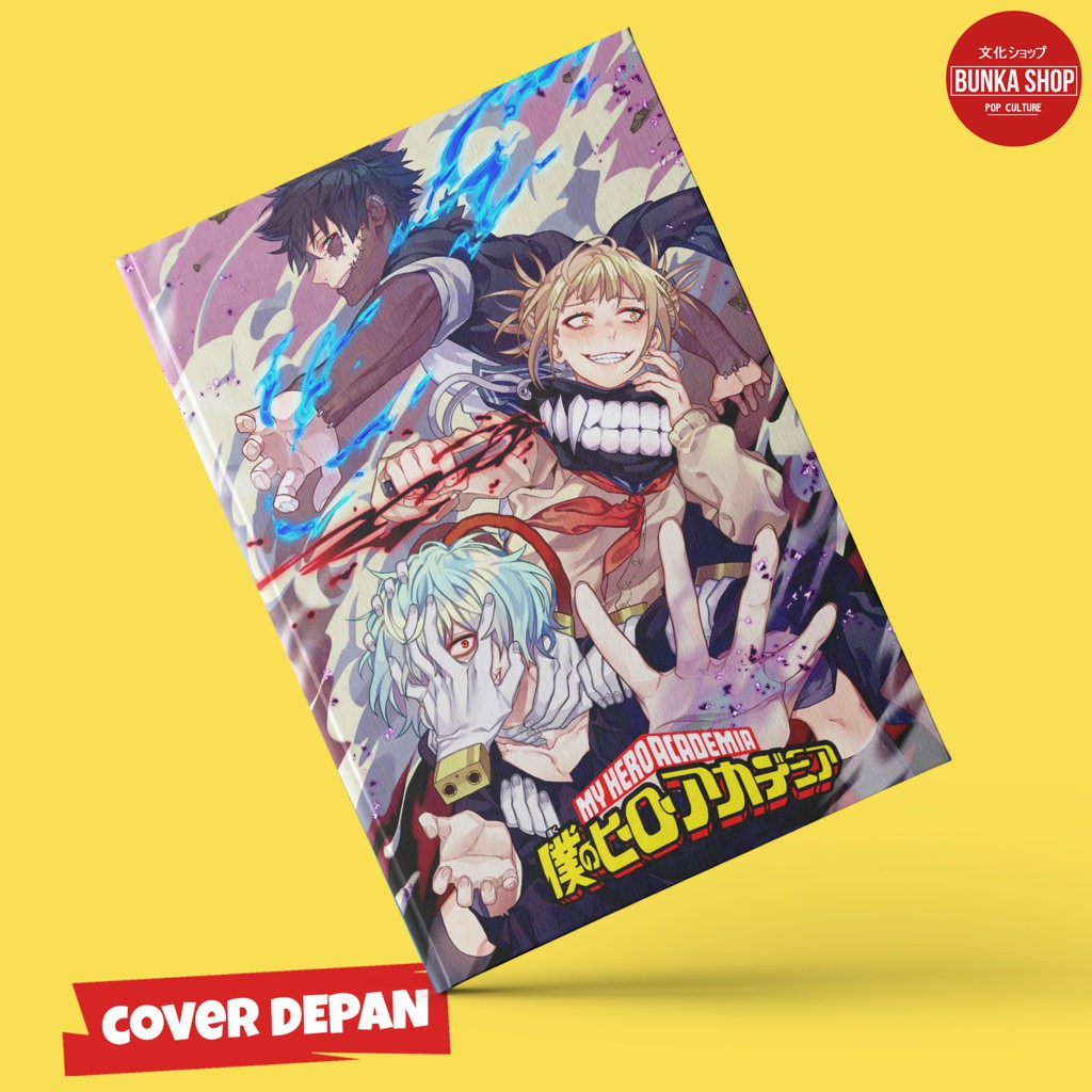 

Note Book Anime Boku no Hero Academia Villain Squad Hardcover A5 Jurnal Agenda Planner