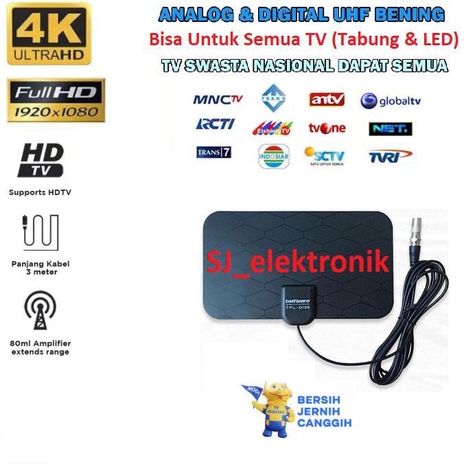 Promo Antena Tv Digital Indoor Taffware Tfl-D139 Antena Dalam - Indoor