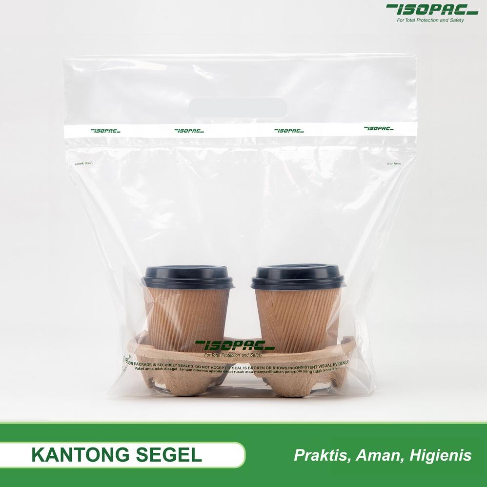 

[KODE ikB9F] Kantong Bersegel ISOPAC ( 1 Pack isi 50pcs ) Kemasan Plastik - Delivery Bag - Plastik segel