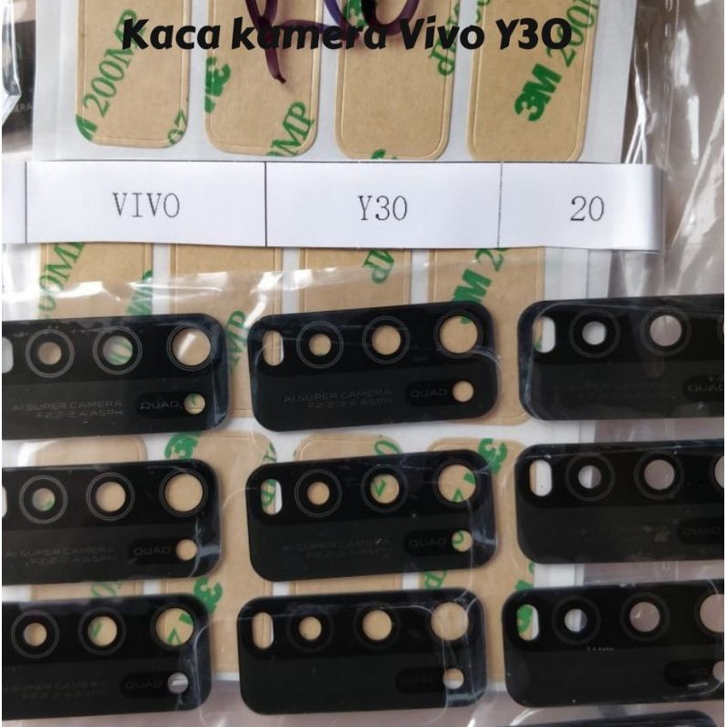 Lensa Kaca Kamera Belakang VIVO Y30 Y30i Y50 Original