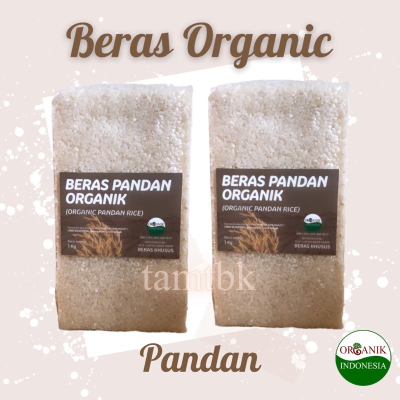 

Beras putih pandan organic 1kg