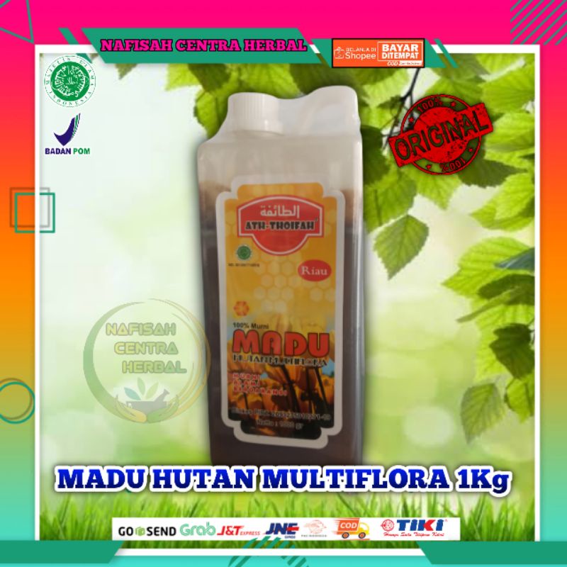 

Madu Hutan Muktiflora Riau Ath-Thoifah 1kg | 100% Madu Murni