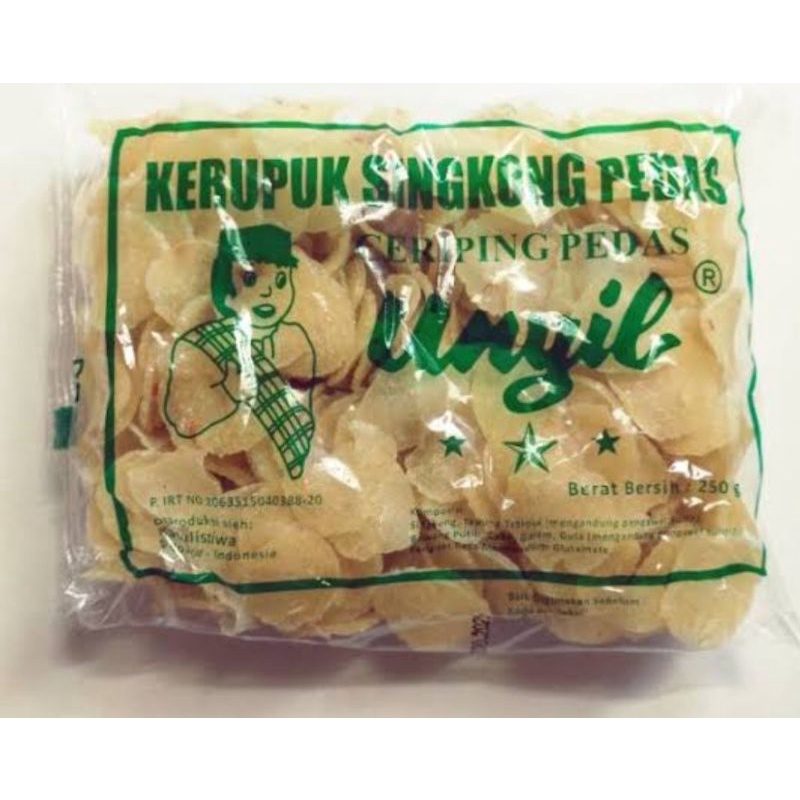 

Kerupuk Unyil Singkong Pedas 250gr