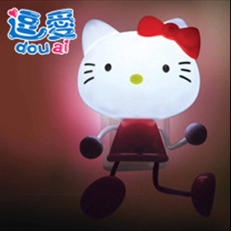 Lampu hias colokan listrik /lampu tidur /sensor gelap/ kaki Doraemon/HELLO KITTY TERMURAH PROMO