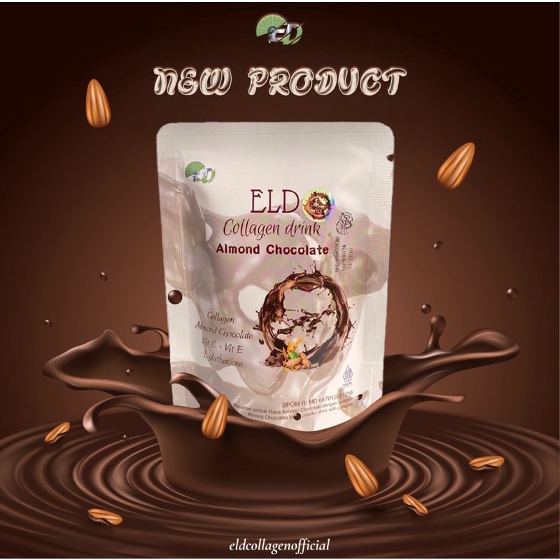 

ELD COLLAGEN DRINK COKLAT ALMOND 55 gr