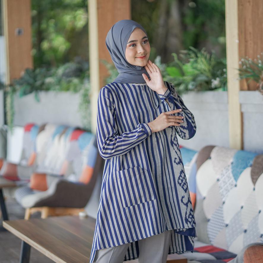 tunik - tunik etnik - tunik tenun - baju kondangan - baju pesta - baju tenun