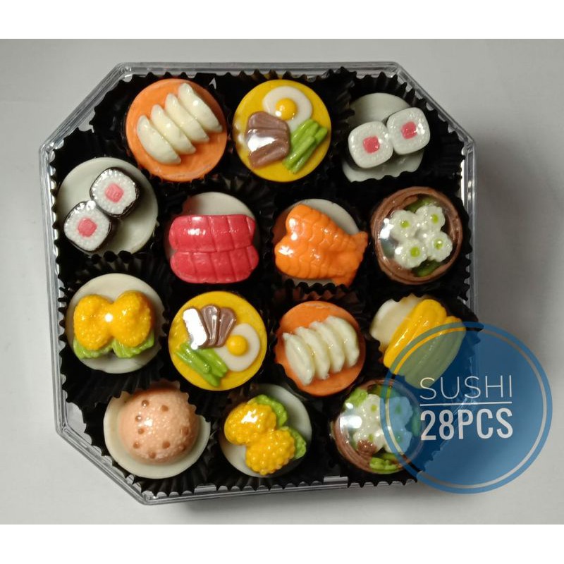 

COKLAT HOMEMADE KARAKTER SUSHI 250 GRAM MURAH