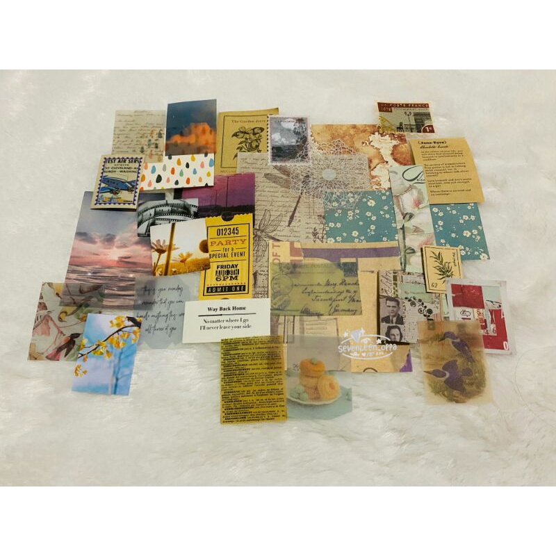 

AESTHETIC STICKER AND PAPER FOR JOURNALING SET