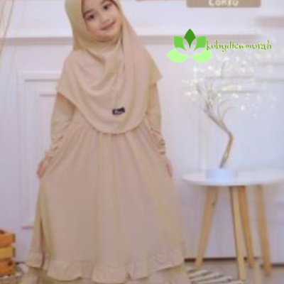 gamis anak set khimar gamis modern 2022 | gamis syari set | gamis anak | jubah anak syar i | jubah a