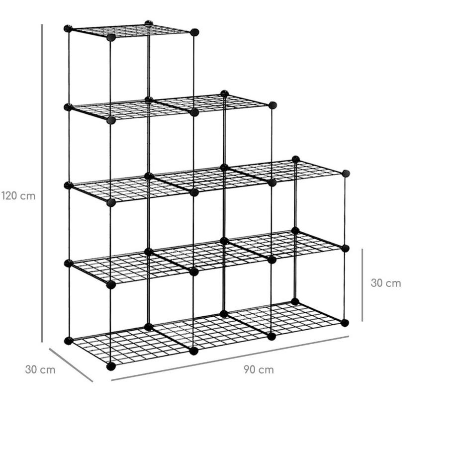 ➱ GUNINCO SERBA rak besi serbaguna rak penyimpanan buku tanaman tas accesories ➥