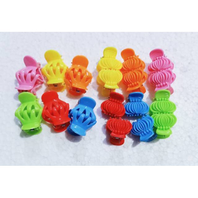 grosir  Jepit salon mini motif murah isi 12 pcs