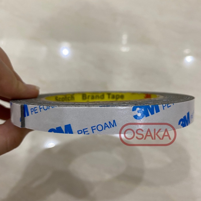 

Dijual 3M Pe Foam Double Tape Busa 12Mm / 1/2 Inch X 4.5M Hemat