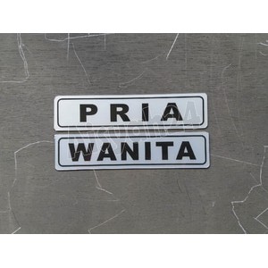 Jual Stiker Petunjuk Sign Label Pria Dan Wanita Shopee Indonesia