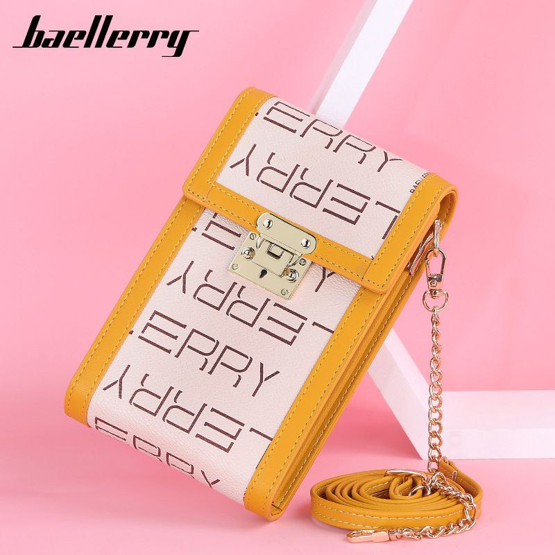 Dompet HP BAELLERRY Tas Selempang HP Wanita Dompet Pocket Tempat HP Tas Slempang Kulit Wanita 70.ID