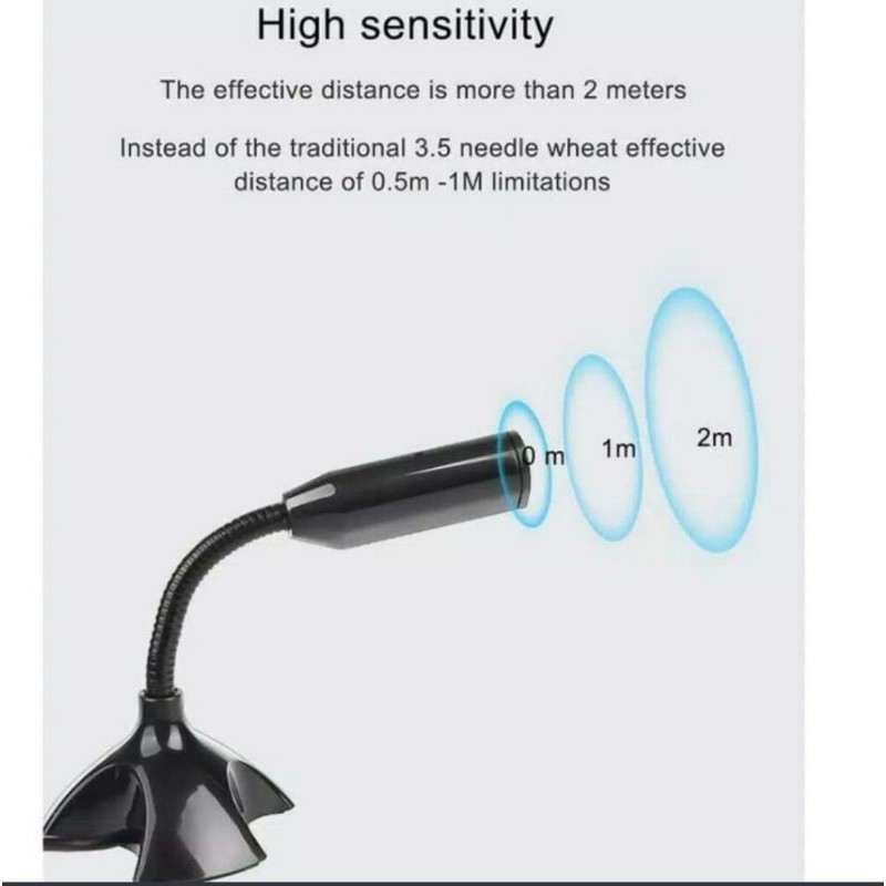 MIKROFON MIC CONDENSER USB KOMPUTER LAPTOP PC RECORDING ZOOM WEBINAR
