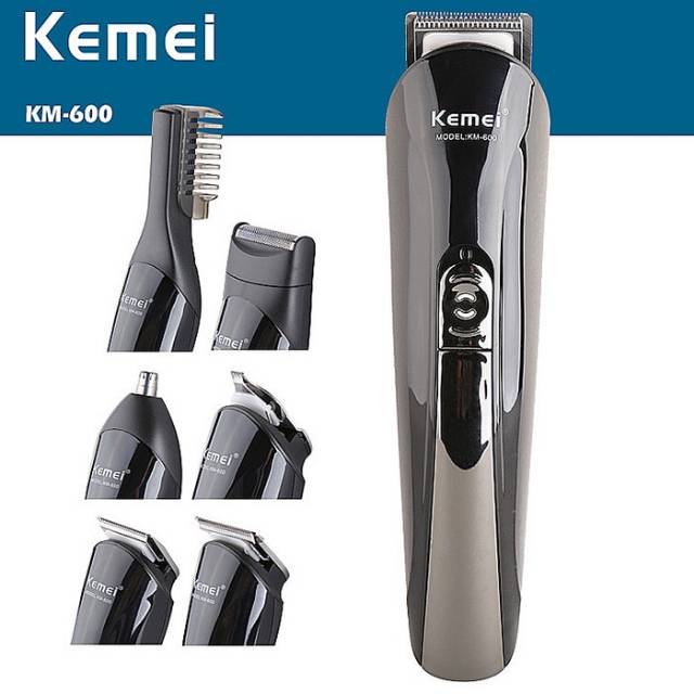 Kemei KM-600 Mesin Cukur Rambut Kumis Jenggot Bulu Hidung