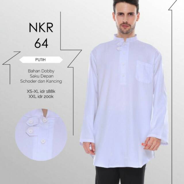 Nibras 64 Koko - Putih