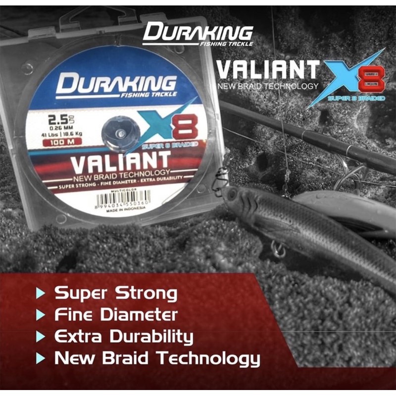 Senar PE Duraking Valiant X8