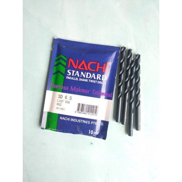 NACHI 6,5 MM Mata Bor Besi HSS 6,5 6.5 6.5mm