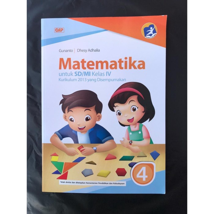 

❤BISA COD❤ Buku MATEMATIKA (GAP) K13N kelas 4 SD/MI