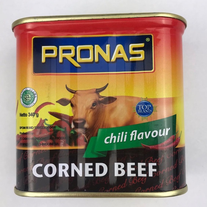 PRONAS KORNET DAGING SAPI RASA PEDAS 340g