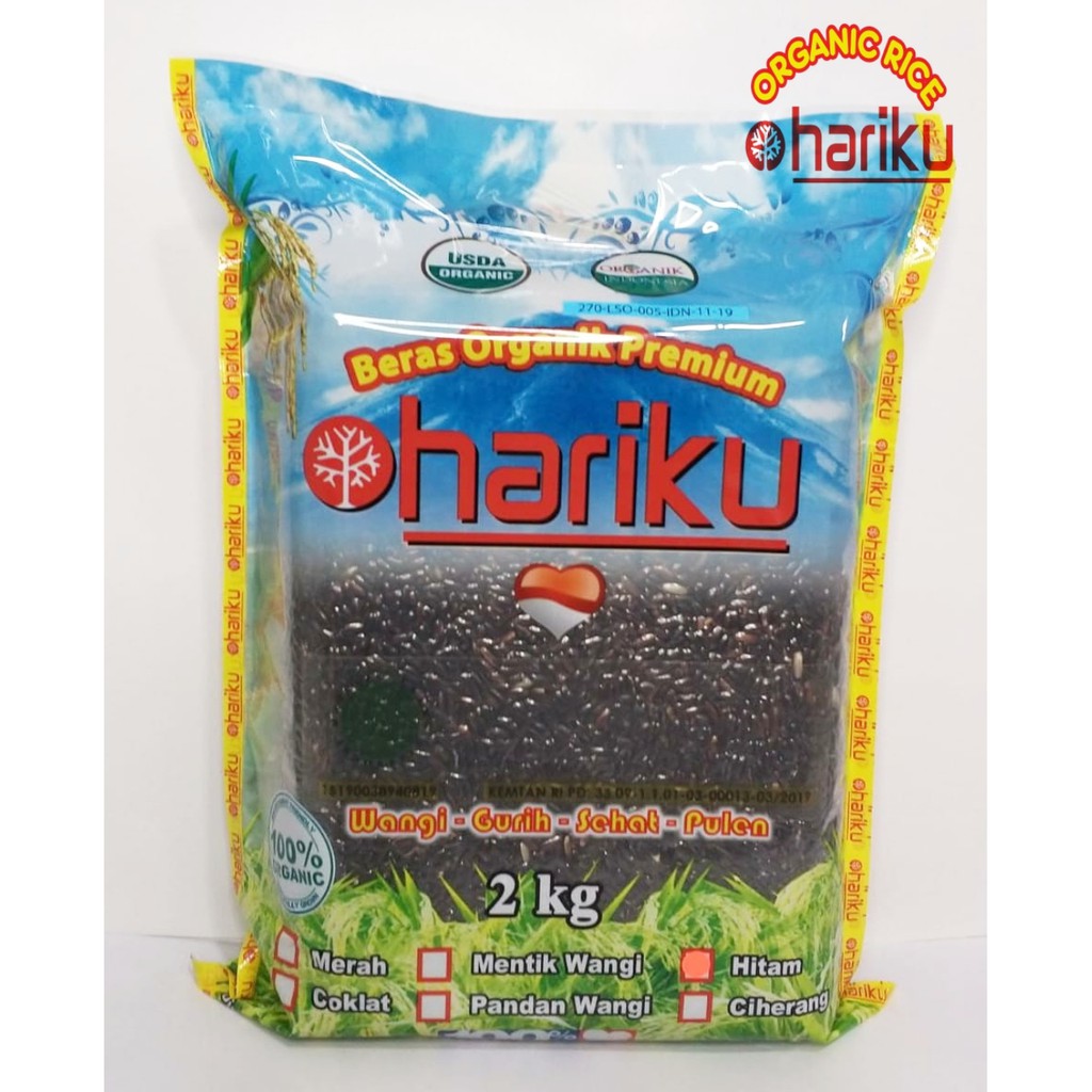 

HARIKU Beras Organik Hitam 2Kg