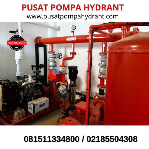 Paket Pompa Hydrant - Electric Diesel dan Jockey - 500 GPM 80 Meter 45 Kw